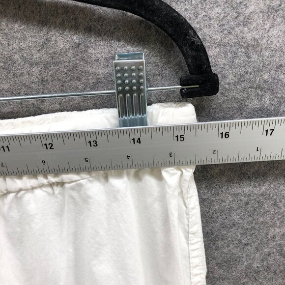 J. Crew Vintage Pajama Set Womens S White Cotton Long Sleeve Lightweight Button - Picture 11 of 14